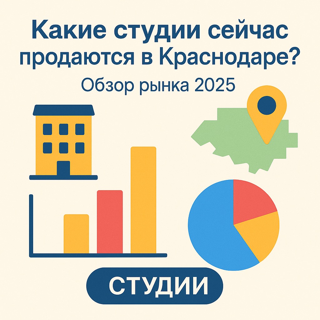Купить студию в Краснодаре: